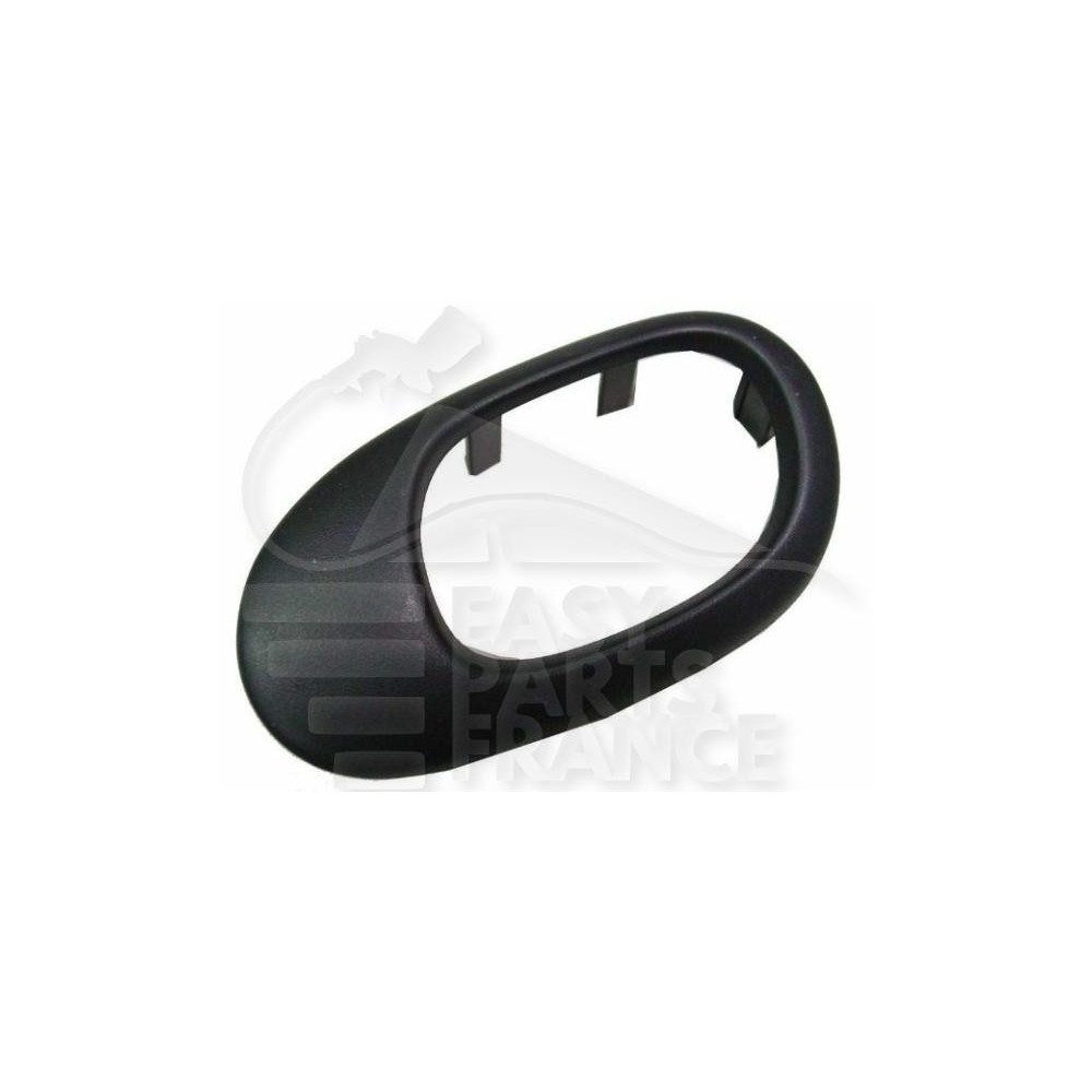 BASE POIGNÉE PORTE INTÉRIEUR AVANT-DROIT/ARRIÈRE-DROIT NOIRE pour PEUGEOT 206