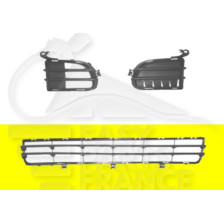 GRILLE DE PARE-CHOC AVANT CENTRALE NOIRE pour FIAT IDEA