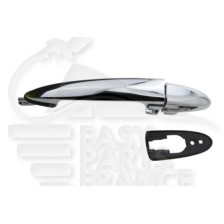 POIGNÉE PORTE EXTÉRIEUR AVANT-DROIT CHROMEE SANS TROU BARILLET pour LANCIA YPSILON