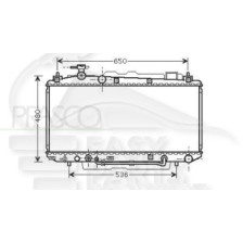 RADIATEUR 1.8 BOÎTE AUTO AVEC OU SANS CLIM pour TOYOTA RAV 4