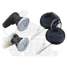SERRURE DE PORTES + CLES TIGE DROITE pour RENAULT CLIO