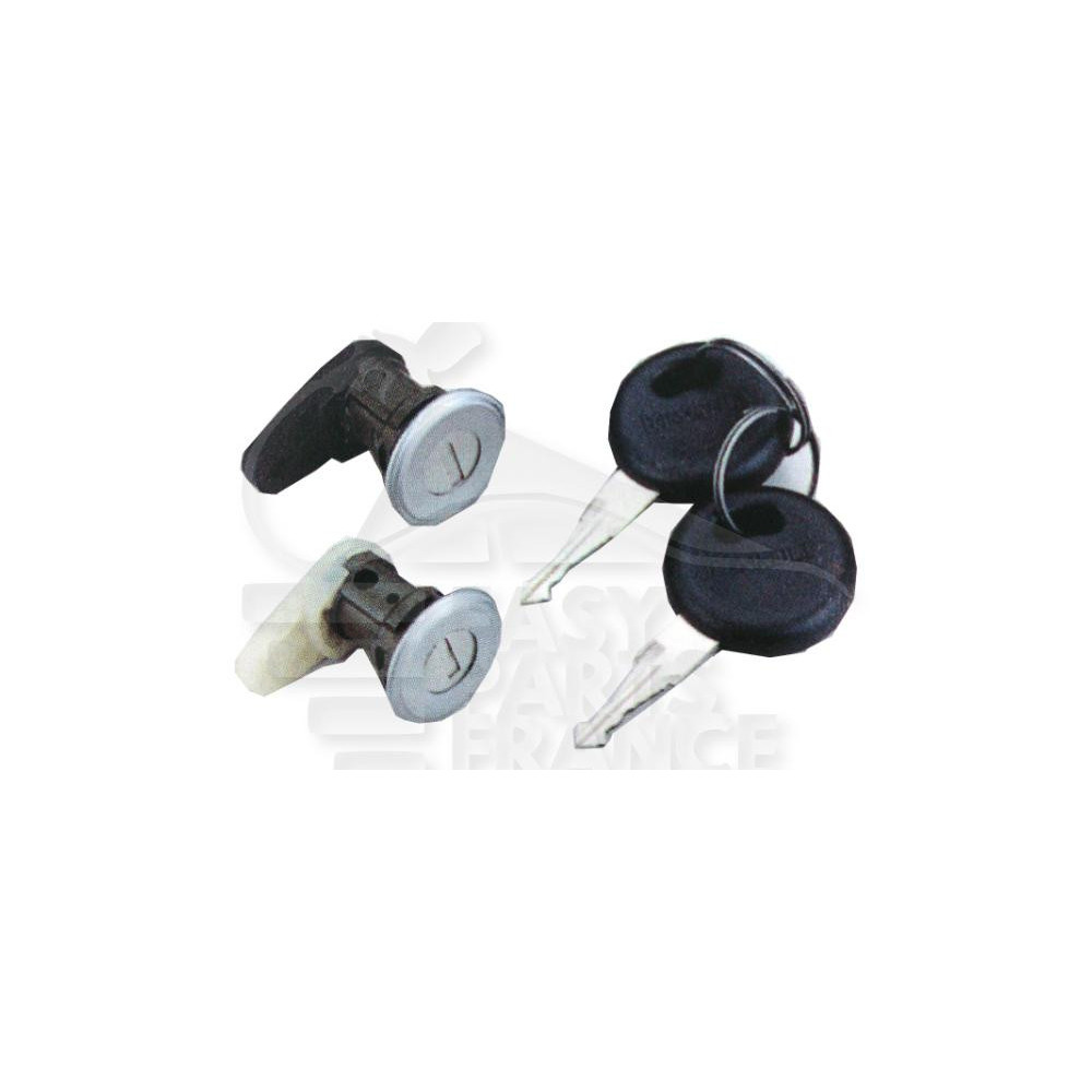SERRURE DE PORTES + CLES TIGE DROITE pour RENAULT CLIO