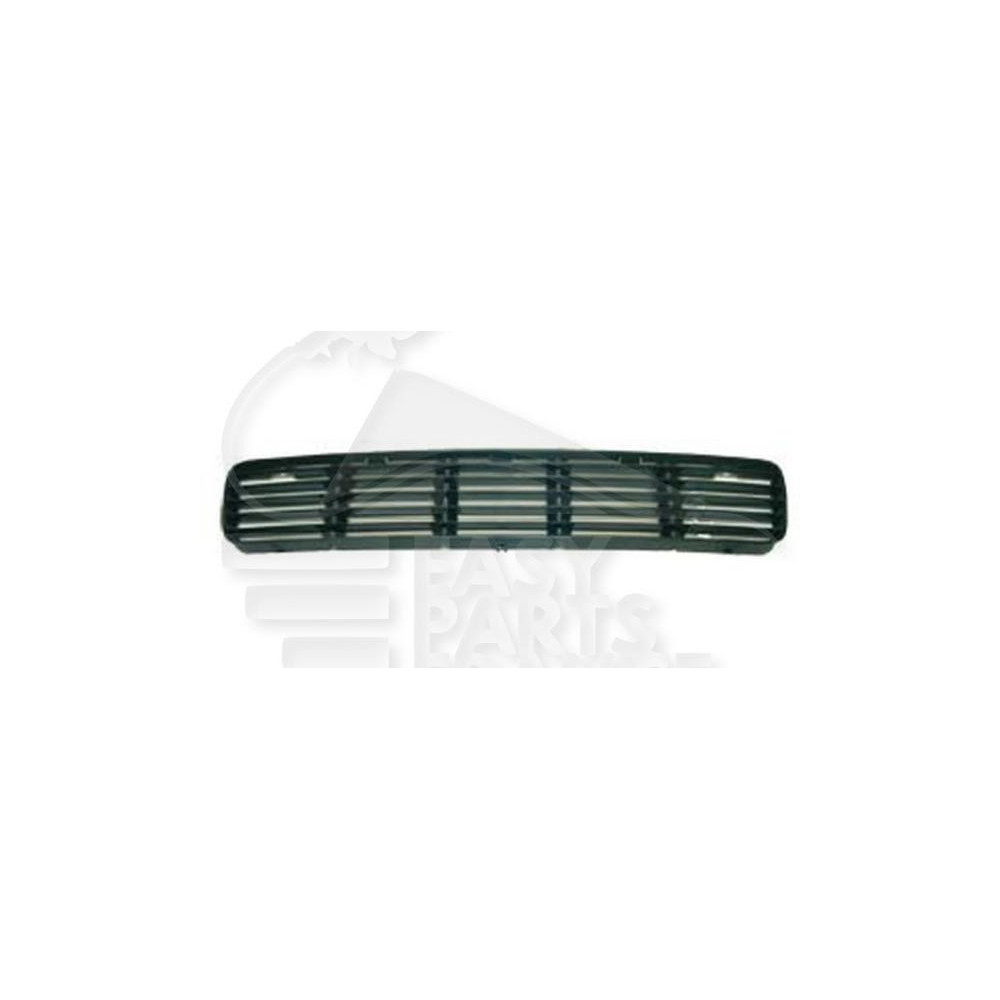 GRILLE CENTRALE DE PARE-CHOC AVANT NOIRE pour VOLKSWAGEN CADDY