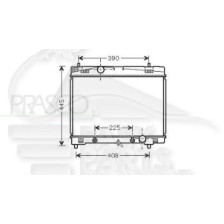 RADIATEUR 1.5 BOÎTE AUTO AVEC OU SANS CLIM pour TOYOTA YARIS