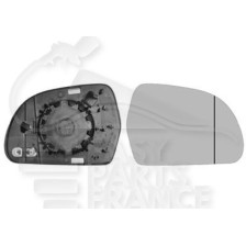GLACE DE RÉTROVISEUR GAUCHE CHAUFFANT OU NON ASPHERIQUE → 05/10 pour AUDI A3