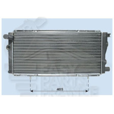 RADIATEUR 1.4/1.6 ESSENCE SANS CLIM 1.7 DROIT - 1.6/1.9 GTI SANS CLIM 605 X 285 X 30 pour PEUGEOT 205