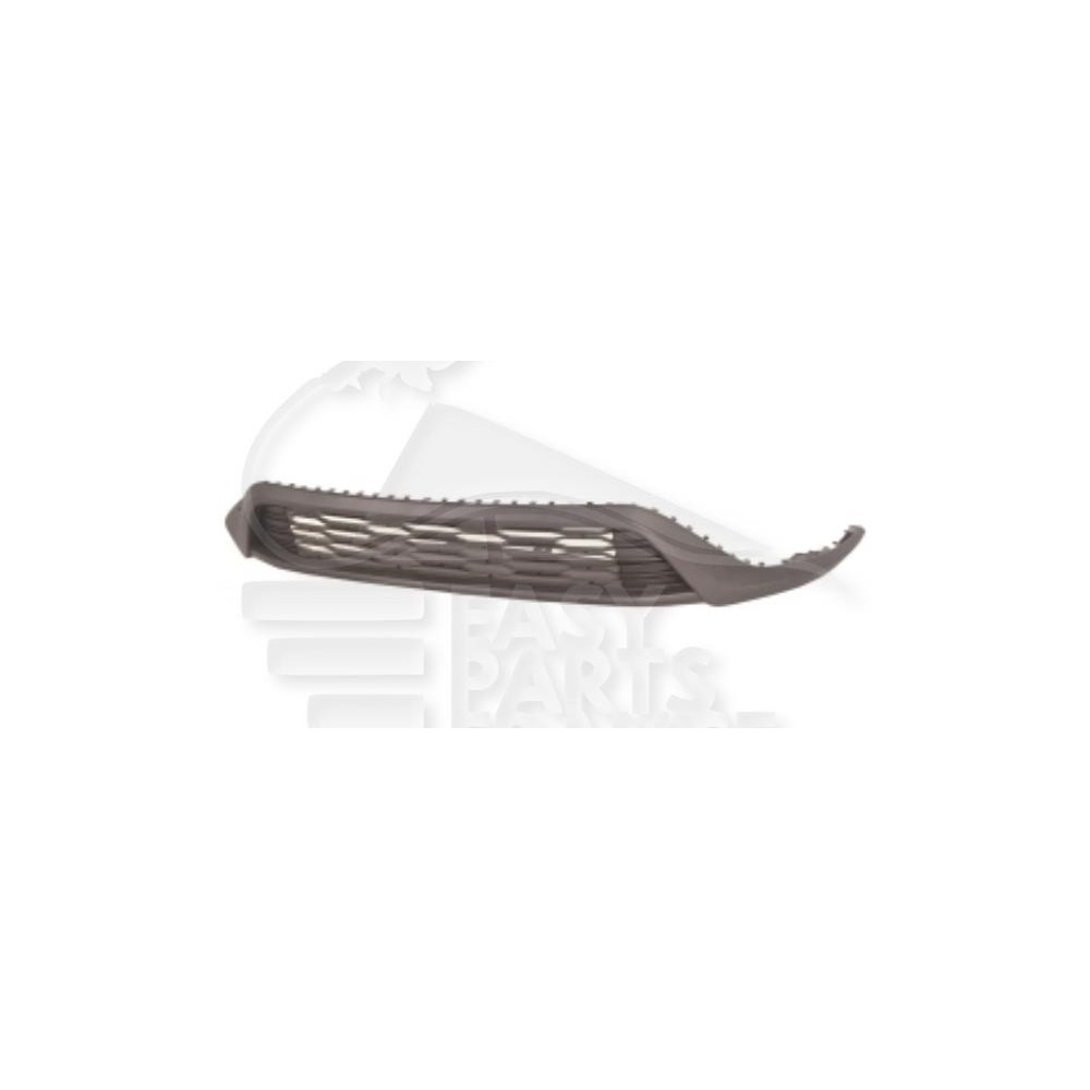 GRILLE DE PARE-CHOC AVANT CENTRALE NOIRE pour FIAT DOBLO