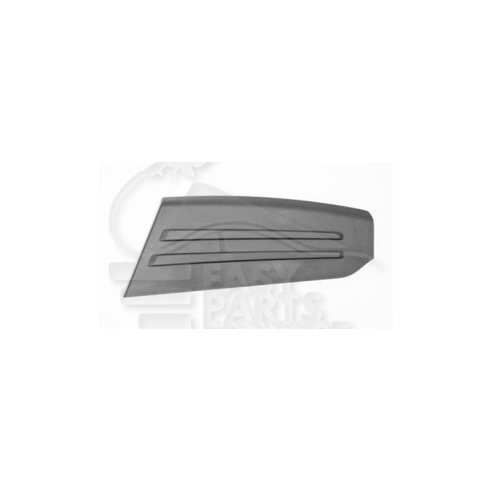 MOULURE DE PARE-CHOC ARRIÈRE-GAUCHE NOIRE pour MITSUBISHI L200