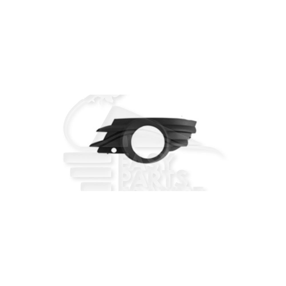GRILLE DE PARE-CHOC AVANT-DROIT AVEC EMPLACEMENT ANTI-BROUILLARD NOIRE pour OPEL MERIVA