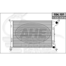 RADIATEUR 1.4/1.6 BOÎTE MÉCA SANS CLIM 539 X 359 X 22 pour MINI /