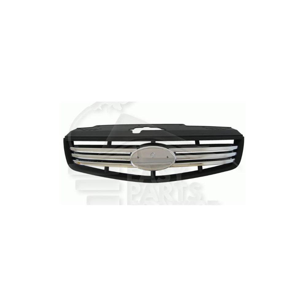 GRILLE DE CALANDRE NOIRE - CHROMEE 5 PORTES pour KIA RIO