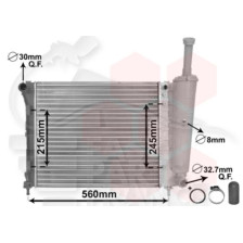 RADIATEUR 1.2I 8V 480 X 415 X 18 pour FORD KA