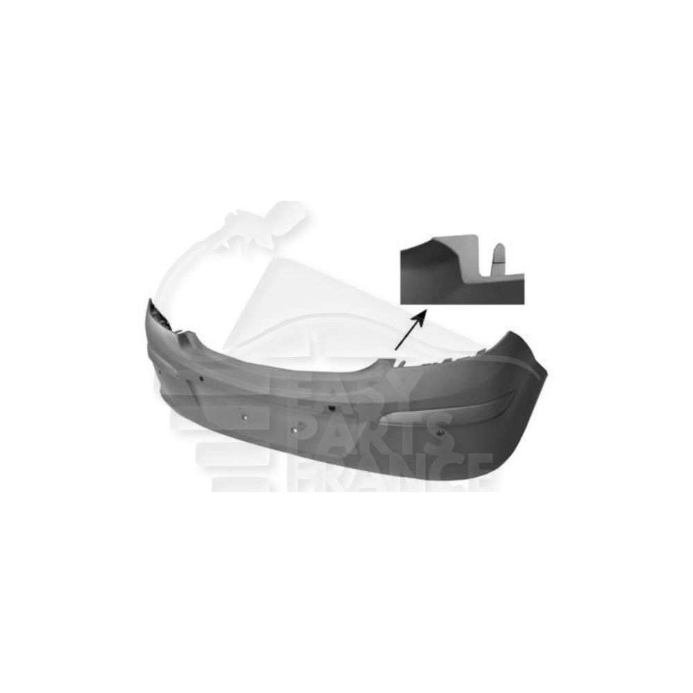 PARE-CHOC ARRIÈRE A PEINDRE AVEC OU SANS PACKCONTROL - MODÈLE 3 PORTES - SPORT/SXI/GSI pour OPEL CORSA