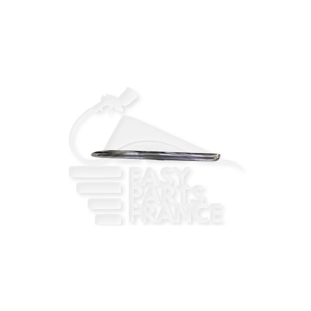 MOULURE SUPÉRIEUR AVANT-GAUCHE DE GRILLE DE CALANDRE CHROMEE pour MERCEDES CLASSE E - W212 - W213