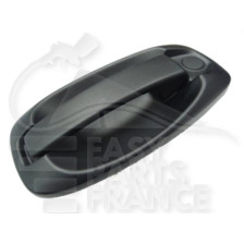 POIGNEE DE PORTE EXTÉRIEUR LATÉRAL DROIT NOIRE SANS TROU BARILLET pour FIAT DOBLO