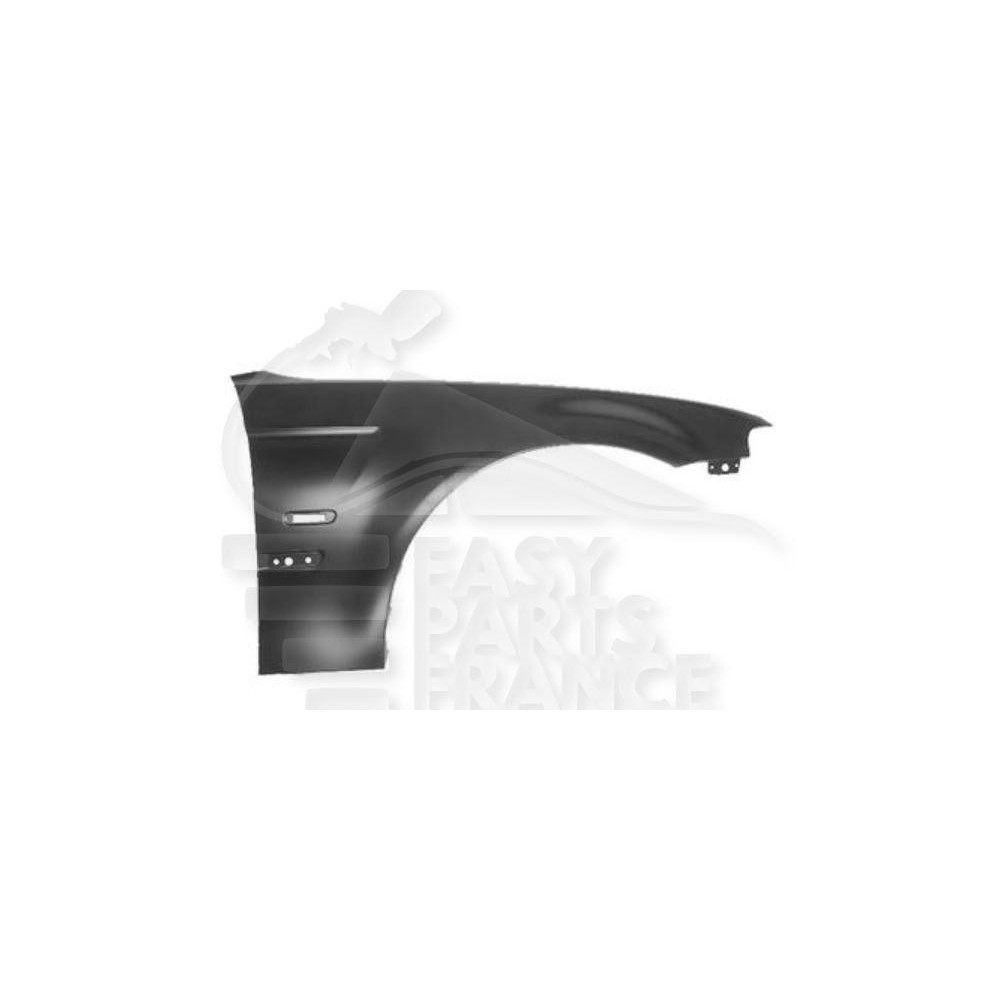 AILE AVANT-DROIT + EMPLACEMENT FEU ALU pour BMW S3 E46 COMPACT