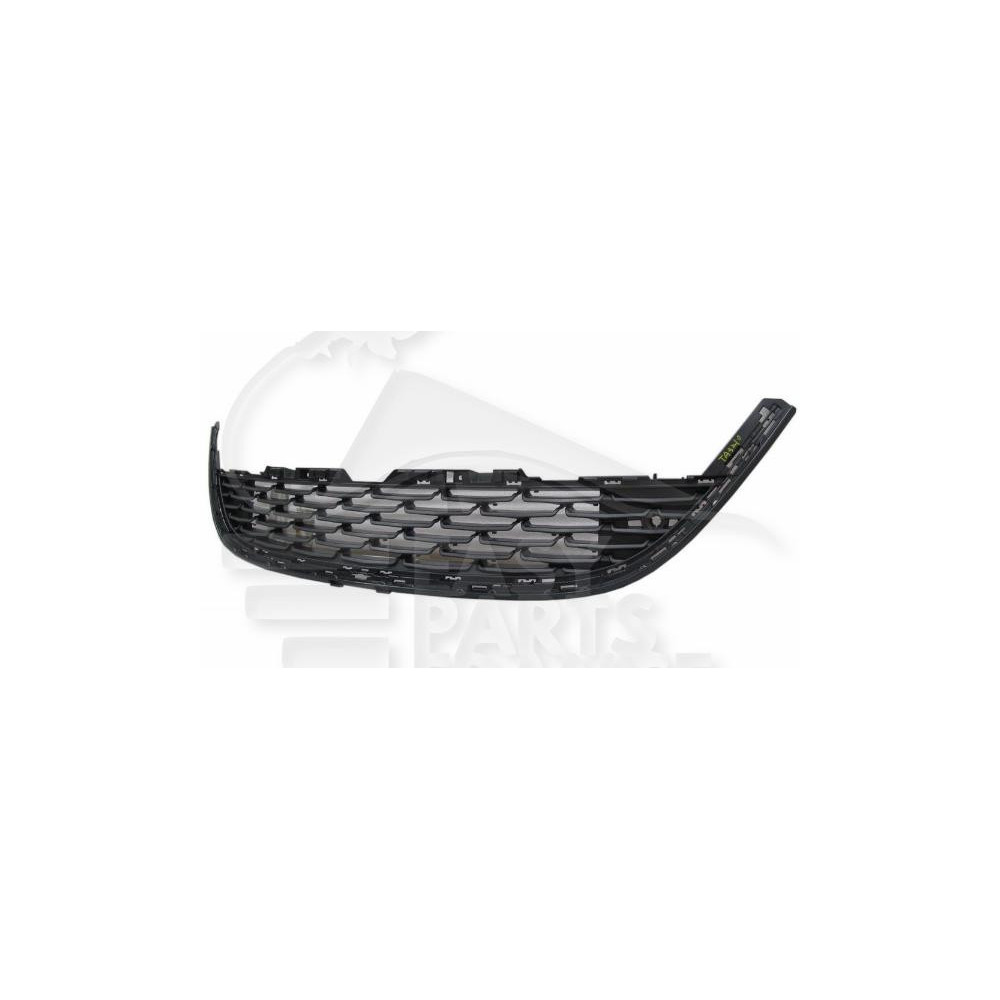 GRILLE DE PARE-CHOC AVANT CENTRALE NOIRE - SAUF REGULATEUR VITESSE ADAPTATIF pour OPEL ASTRA