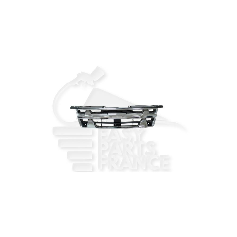 GRILLE DE CALANDRE CHROMEE/NOIRE MODÈLE 4 WD pour ISUZU D MAX