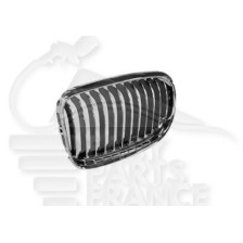 GRILLE DE CALANDRE AVG CHROMEE - CHROMEE - NOIRE  