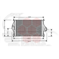 ECHANGEUR 1.9 TD S/CLIM 580 X 360 X 35 