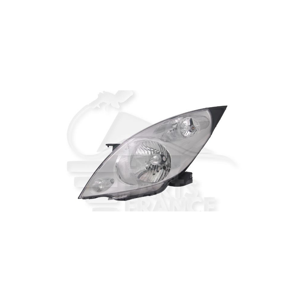 PHARE OPTIQUE GAUCHE H4 ÉLECTRIQUE AVEC MOTEUR pour CHEVROLET SPARK