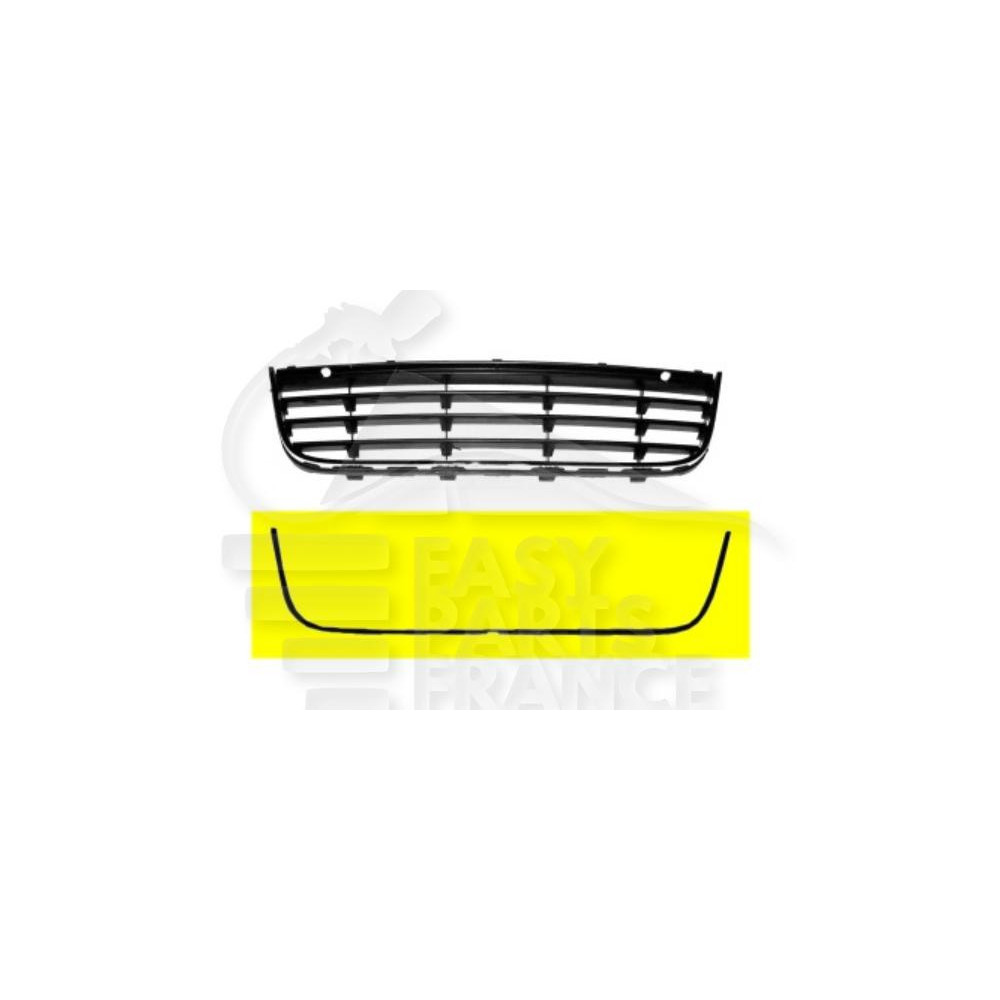 MOULURE CHROMEE DE GRILLE DE PARE-CHOC AVANT CENTRALE pour VOLKSWAGEN JETTA
