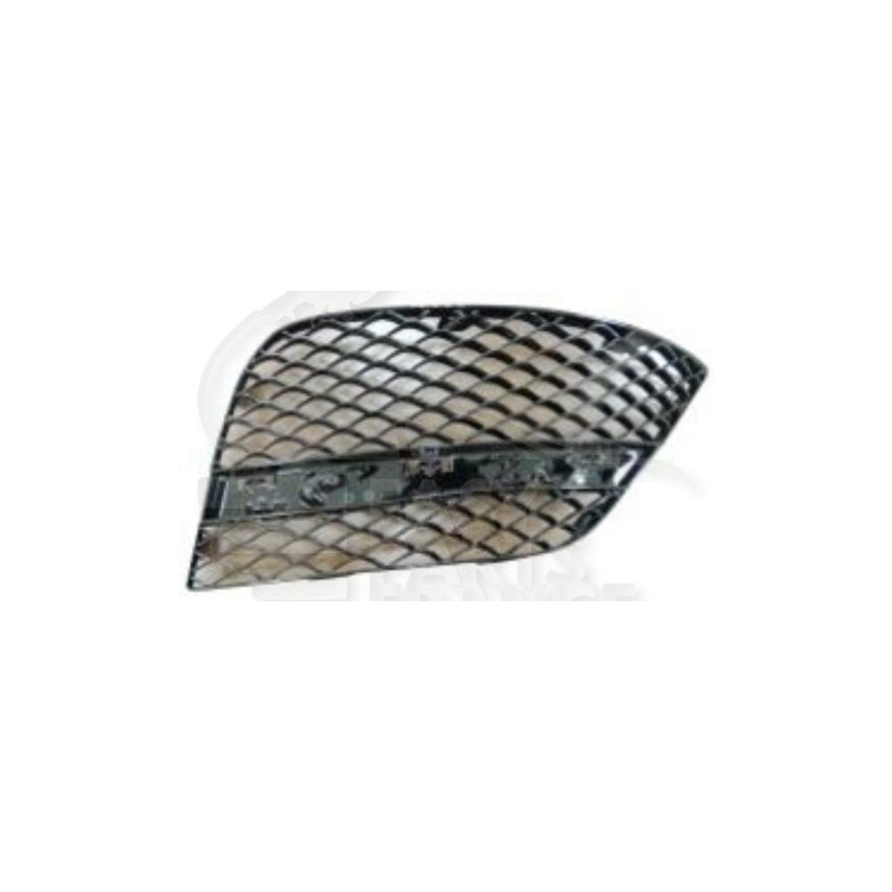 GRILLE DE PARE-CHOC AVANT-GAUCHE NOIRE AVEC PACK SPORT pour MERCEDES CLASSE S - W221