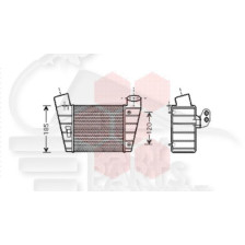 ECHANGEUR 1.8 165/176KW - 183 X 137 X 85 pour AUDI TT