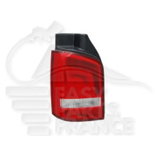 FEU ARRIÈRE-GAUCHE ROUGE/BLANC - 1 PORTE pour VOLKSWAGEN TRANSPORTER