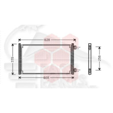 CONDENSEUR 1.2 8V/16V M/MAG 559 X 312 X 18 