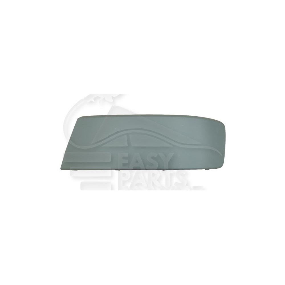 MOULURE DE PARE-CHOC AVANT-GAUCHE NOIRE pour VOLKSWAGEN TRANSPORTER