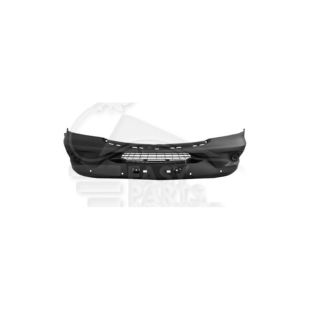 PARE-CHOC AVANT NOIR AVEC EMPLACEMENT ANTI-BROUILLARD - AVEC PACKONTROL - AVEC LAVE PHARE pour MERCEDES SPRINTER