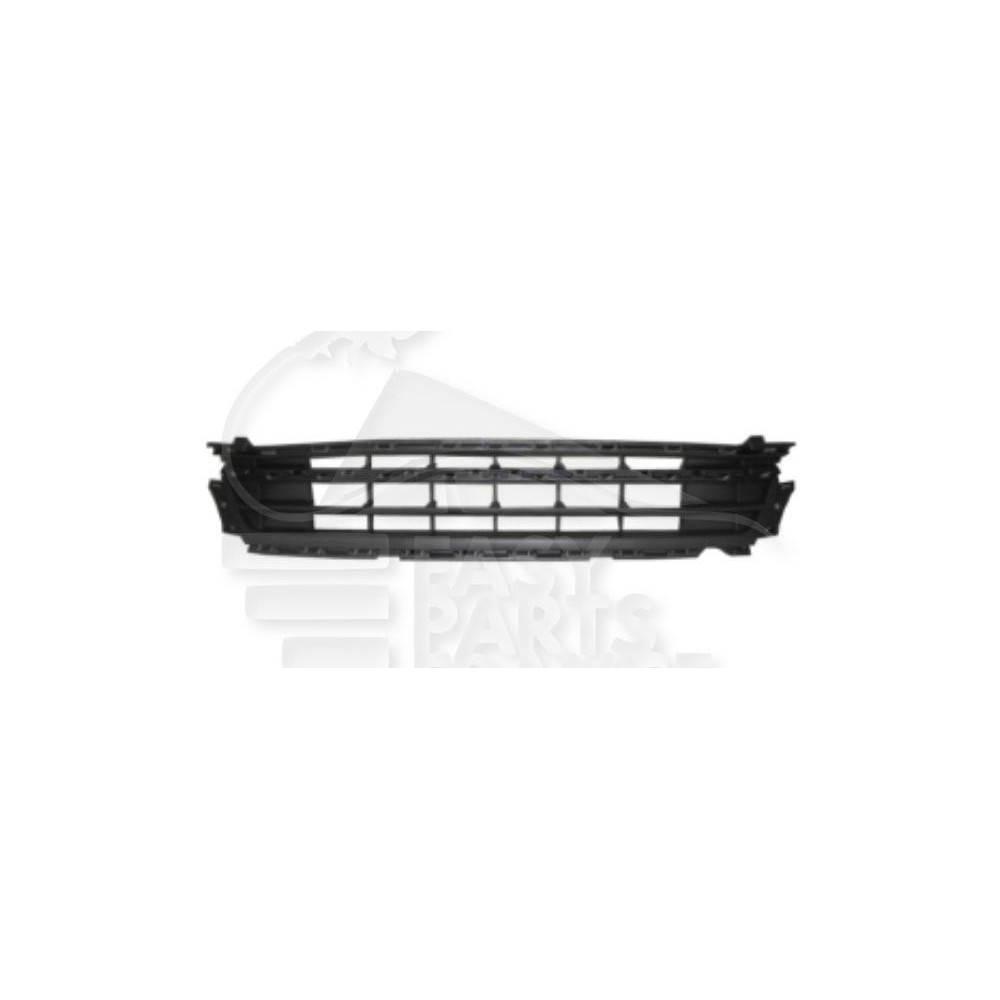 GRILLE CENTRALE DE PARE-CHOC AVANT NOIRE SANS PACKONTROL pour VOLKSWAGEN JETTA