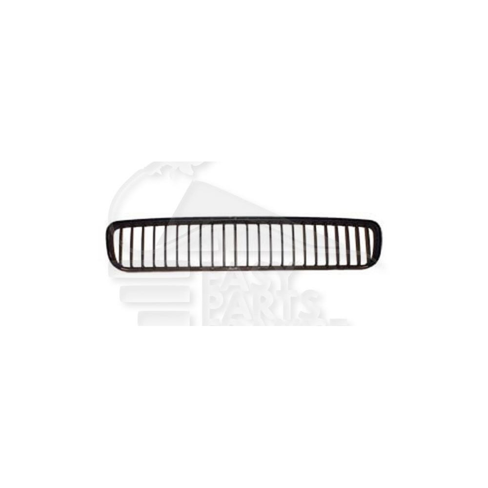 GRILLE CENTRALE DE PARE-CHOC AVANT NOIRE pour SKODA FABIA