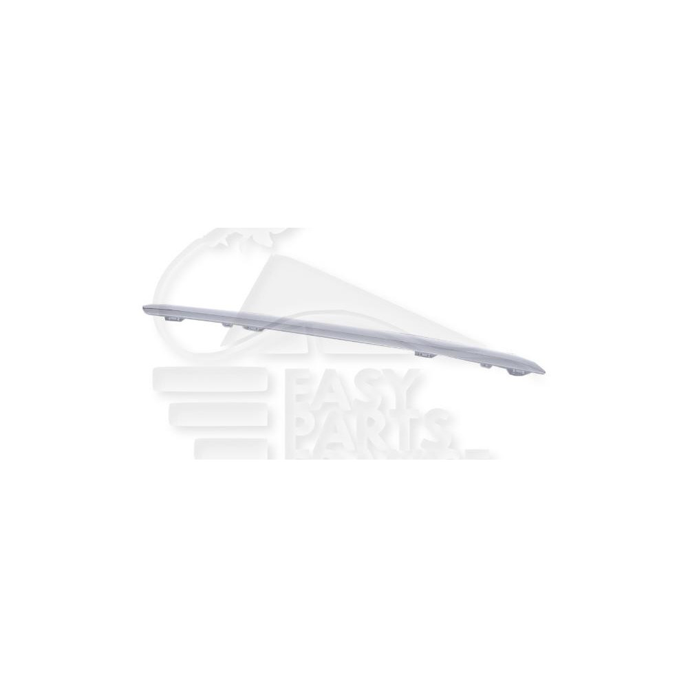 MOULURE DE PARE-CHOC ARRIÈRE-DROIT CHROMEE MODÈLE AVANTGARDE/ELEGANCE pour MERCEDES CLASSE E - W212 - W213
