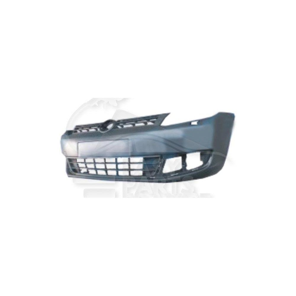 PARE-CHOC AVANT NOIR AVEC LAVE PHARE SANS PACKONTROL pour VOLKSWAGEN CADDY