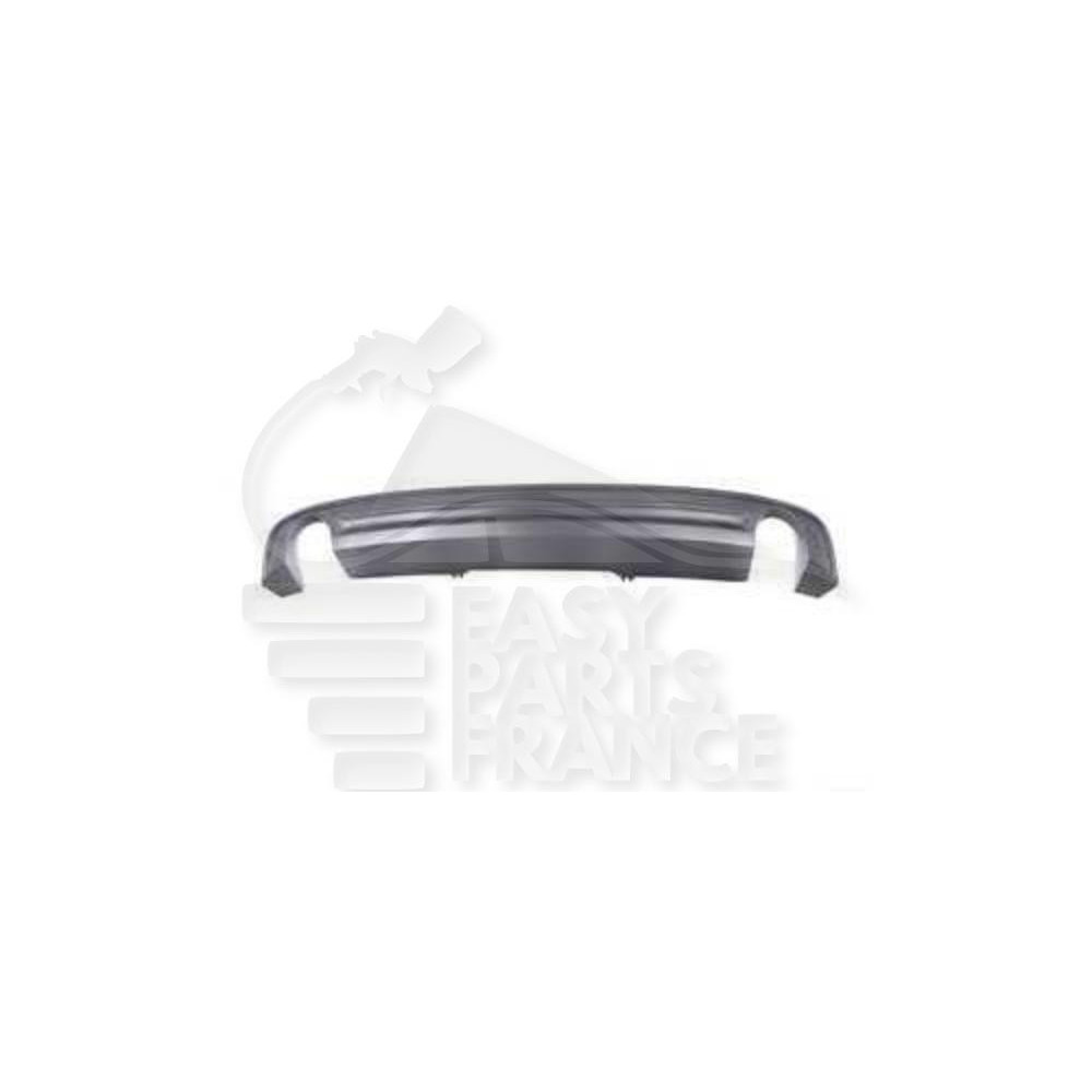 SPOILER DE PARE-CHOC ARRIÈRE NOIR 2 SORTIES ÉCHAPPEMENT - 4 PORTES pour AUDI A4
