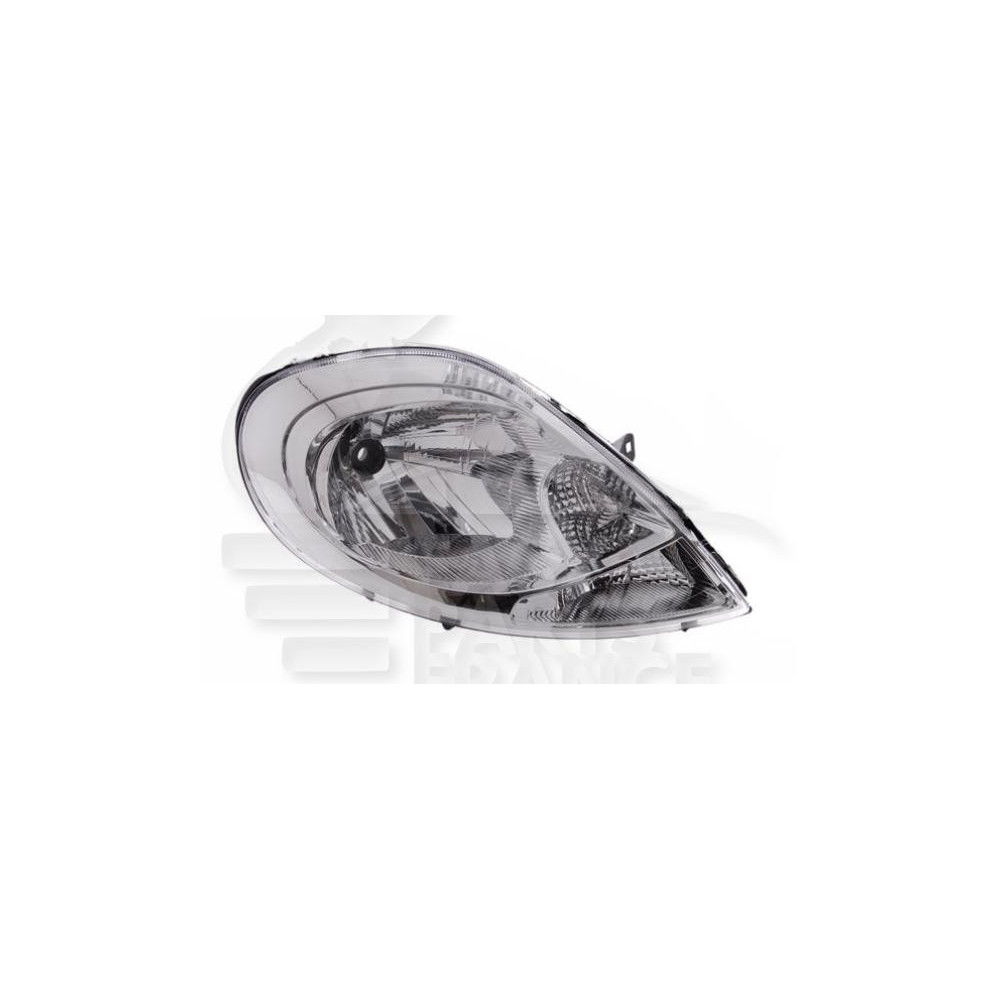 PHARE OPTIQUE DROIT H4 ÉLECTRIQUE SANS MOTEUR FEU BLANC pour NISSAN PRIMASTAR