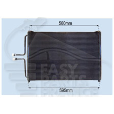 CONDENSEUR 2.0 8V/16V - 3.0 V6 570 X 390 X 20 pour RENAULT ESPACE