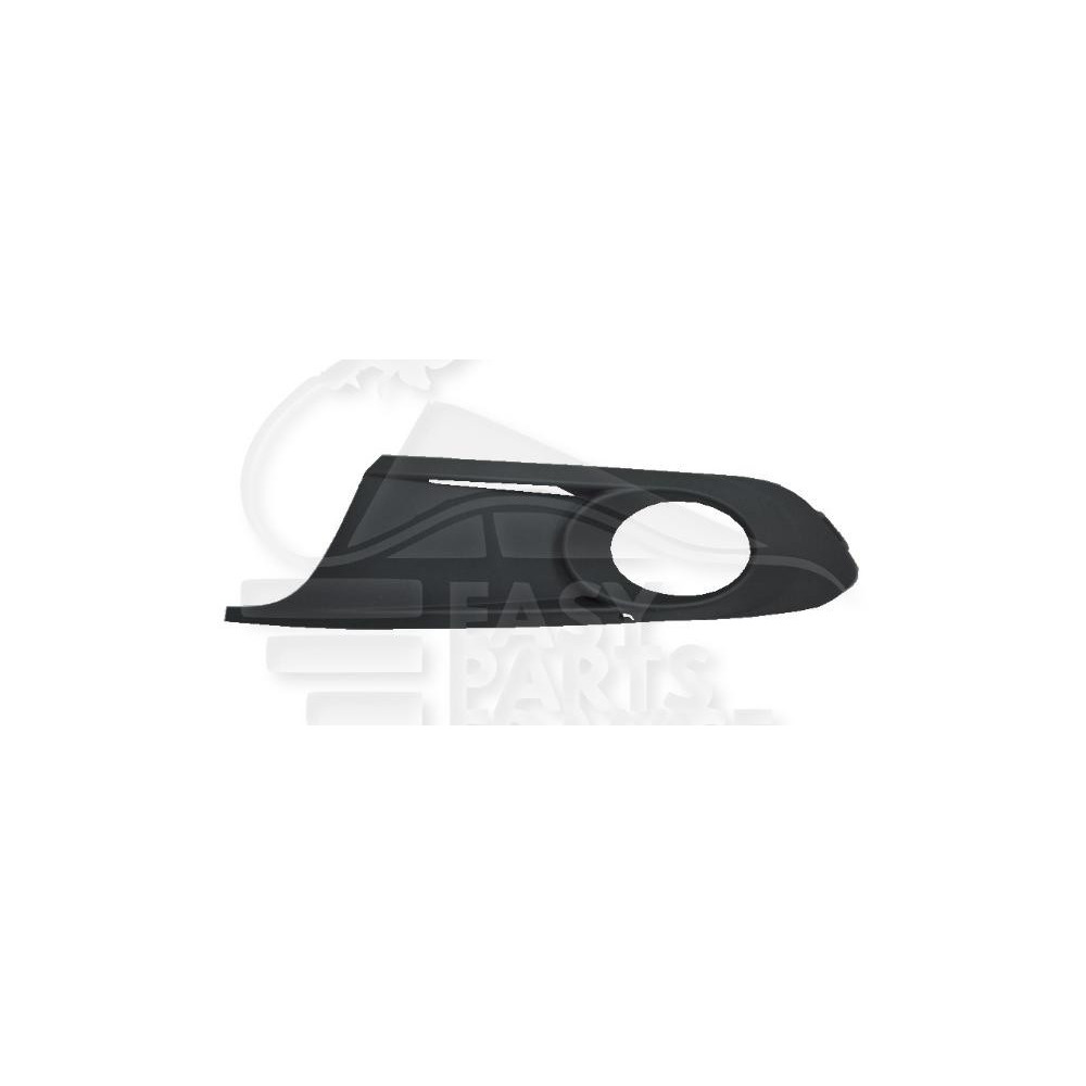 GRILLE DE PARE-CHOC AVANT-GAUCHE AVEC EMPLACEMENT ANTI-BROUILLARD NOIRE pour VOLKSWAGEN JETTA