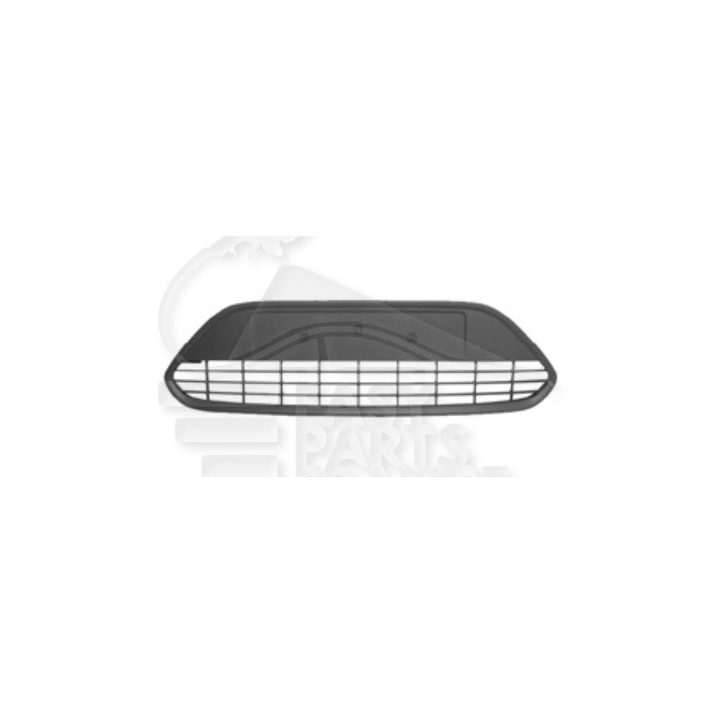 GRILLE CENTRALE DE PARE-CHOC AVANT NOIRE pour FORD FOCUS