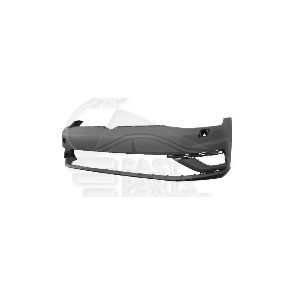 PARE-CHOC AVANT A PEINDRE AVEC LAVE PHARE AVEC OU SANS PACKONTROL - SANS EMPLACEMENT PLAQUE pour VOLKSWAGEN GOLF