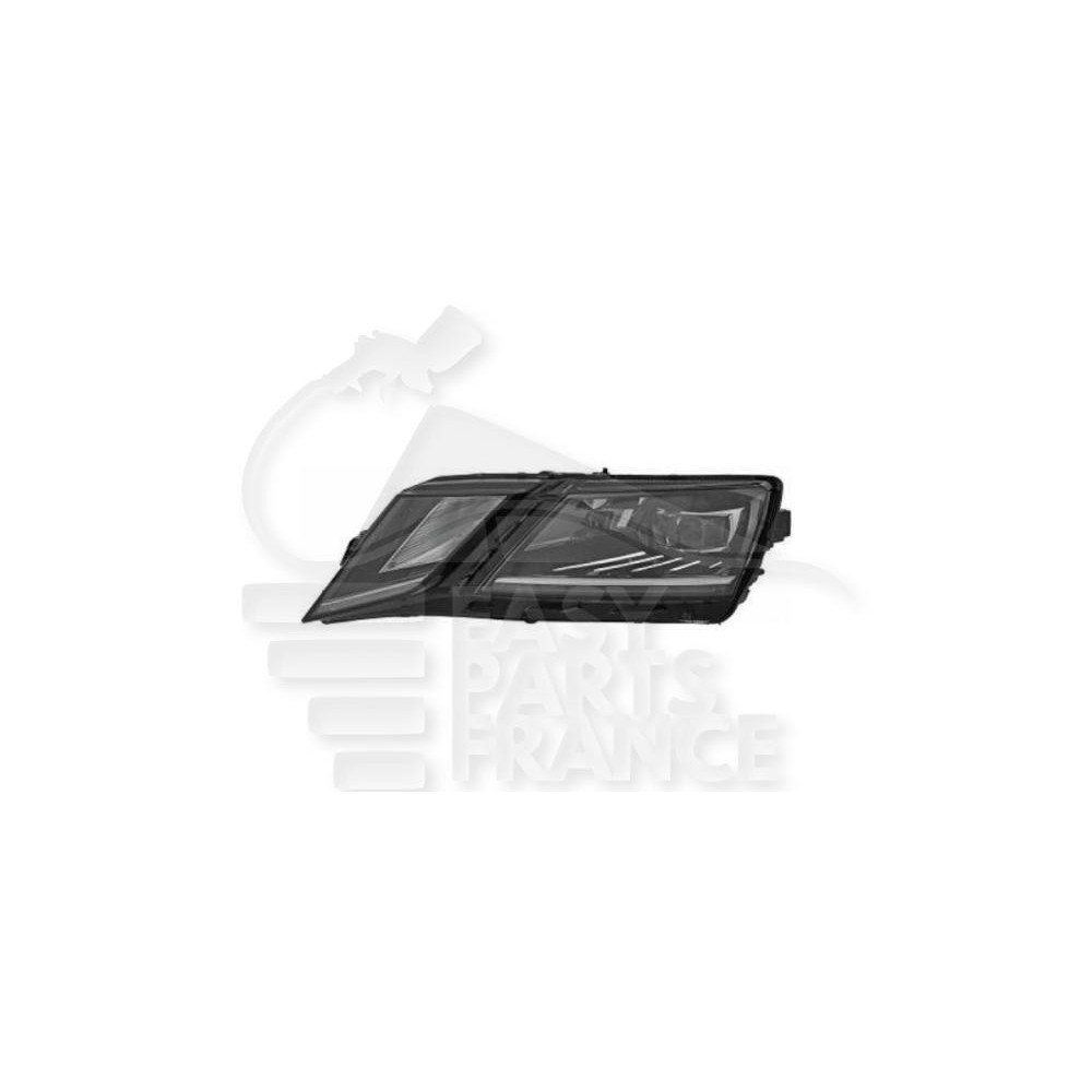 PHARE OPTIQUE GAUCHE LED ÉLECTRIQUE AVEC MOTEUR  et  FEU DE JOUR LED SANS MODULE pour SKODA OCTAVIA