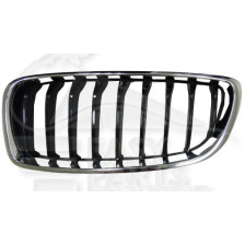 GRILLE DE CALANDRE AVG CHROMEE - NOIRE 
