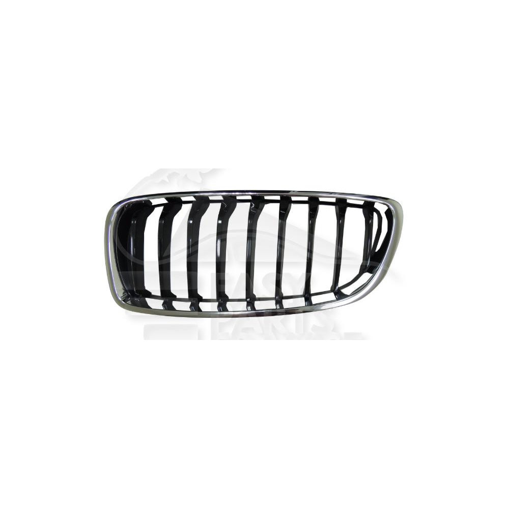 GRILLE DE CALANDRE AVANT-GAUCHE CHROMEE - NOIRE pour BMW S4 - F32