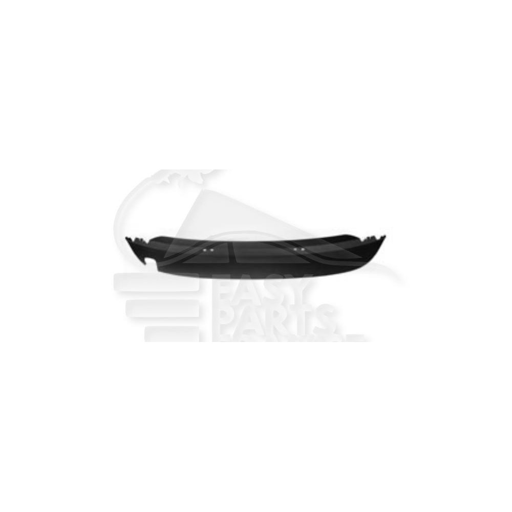 SPOILER DE PARE-CHOC ARRIÈRE NOIR 1 DOUBLE SORTIE ECHAPPEMENT pour VOLKSWAGEN GOLF
