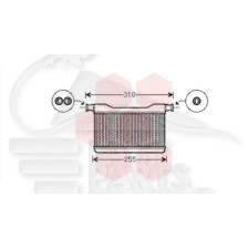 RADIATEUR DE CHAUFFAGE TOUS TYPES 135 X 235 X 32 pour BMW S5 E60