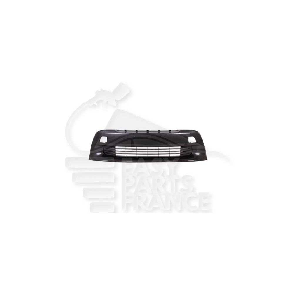 GRILLE DE PARE-CHOC AVANT CENTRALE NOIRE SANS EMPLACEMENT ANTI-BROUILLARD  et  PRE COLLISION pour TOYOTA PRIUS