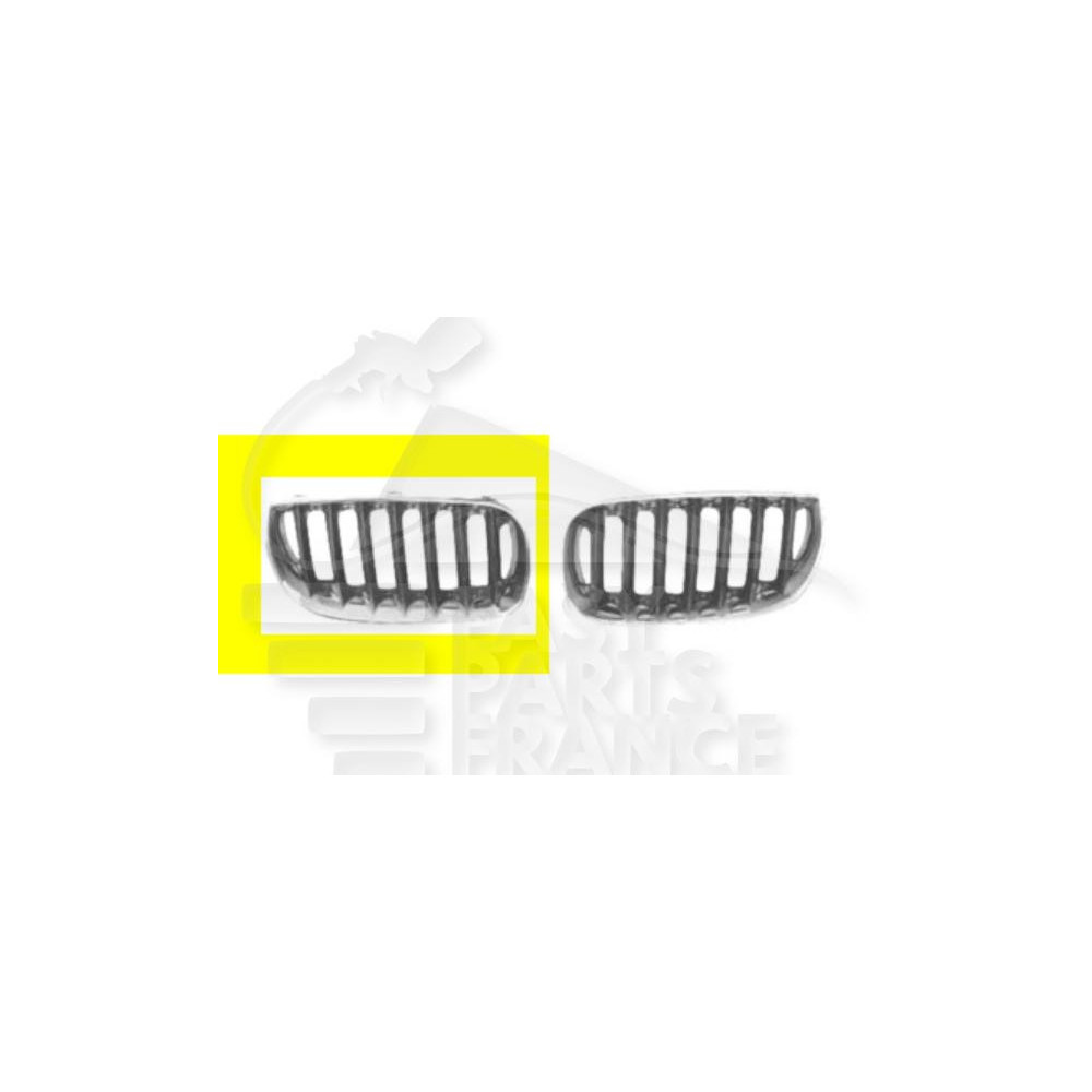 GRILLE DE CALANDRE CHROMEE DROIT pour BMW X3