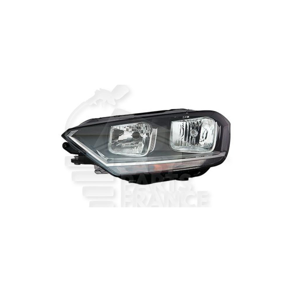 PHARE OPTIQUE GAUCHE H7+H15 ÉLECTRIQUE AVEC MOTEUR pour VOLKSWAGEN GOLF